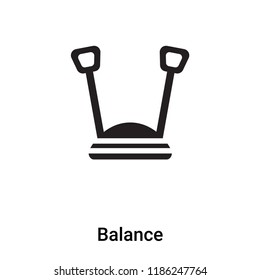 Balance icon vector isolated on white background, logo concept of Balance sign on transparent background, filled black symbol