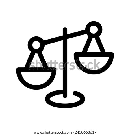 Balance Icon Vector Symbol Design Illustration