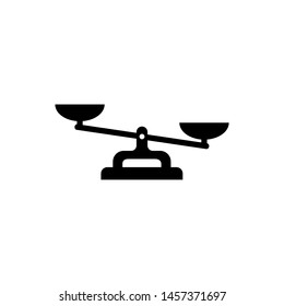 Balance icon vector symbol illustration