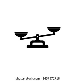 Balance icon vector symbol illustration