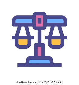 balance icon for your website, mobile, presentation, and logo design.