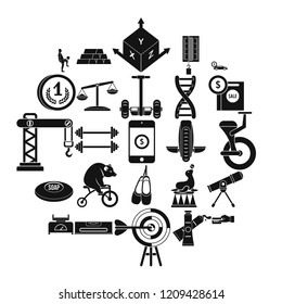 Balance icons set. Simple set of 25 balance vector icons for web isolated on white background