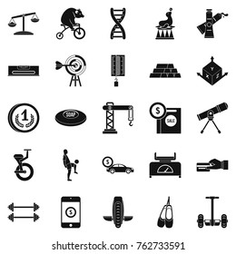 Balance icons set. Simple set of 25 balance vector icons for web isolated on white background