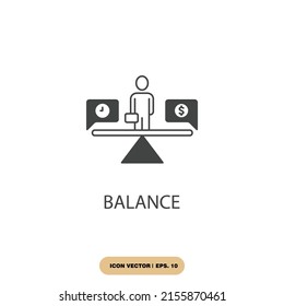 Balance Icons  Symbol Vector Elements For Infographic Web