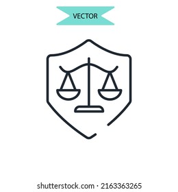 balance icons  symbol vector elements for infographic web