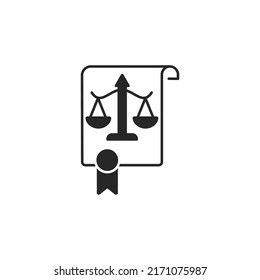 Balance icons  symbol vector elements for infographic web