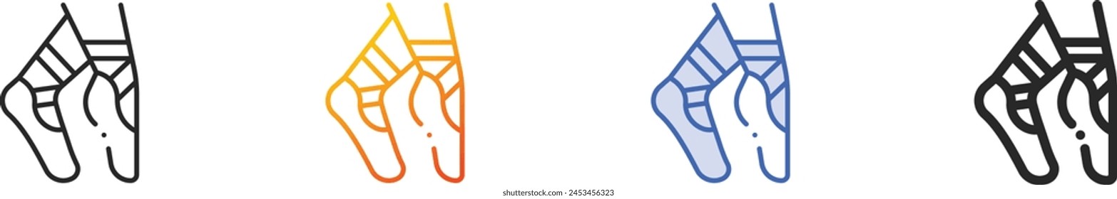 balance icon.Thin Linear, Gradient, Blue Stroke and bold Style Design Isolated On White Background