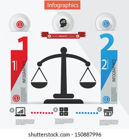 Balance infographics,Finance concept,Resource,vector