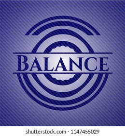Balance jean background