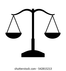 balance justice isolated icon vector illustration design