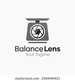 Balance Lens Logo Design Template. Good for Business, Agency, Community and Organization