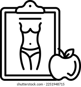 Balance Lifestyle Lounge concept, Dietitians or Nutritionist vector line icon design, beauty and personal care symbol, cosmetic dermatology sign, body aesthetics stock illustration