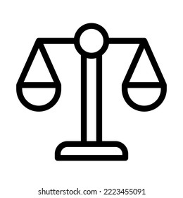 gráfico vectorial de la ilustración de la línea de balance
