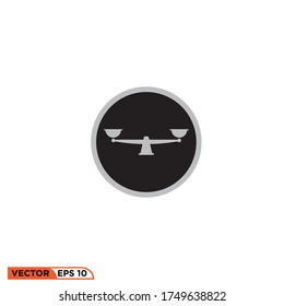 balance logo icon design vector illustration template eps 10