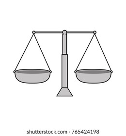 balance measure isolated icon