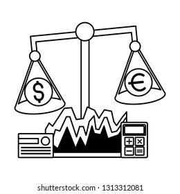 balance money bank card stock market