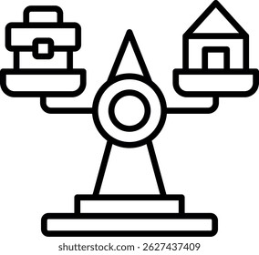 Balance New Creative Icon Design Vector