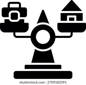 Equilibrar Nuevo Vector de diseño de iconos creativos