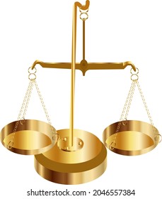 balance on white background vector design