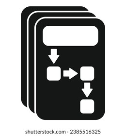 Balance people challenge icon simple vector. Leader business vision. Ability goal