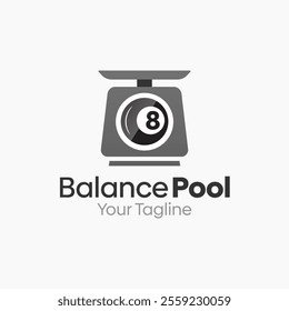 Balance Pool Logo Design Template. Good for Business, Agency, Community and Organization.