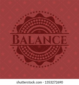 Balance red emblem