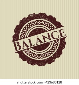 Balance rubber grunge texture stamp