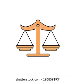 Balanceo de escala Icono Conceptual Vector de Ilustración Pasos de diseño10
