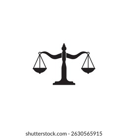 Balance scale icon vector illustration design