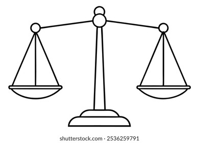 Balance scale line art inspiration for unique logo and branding designs (4)