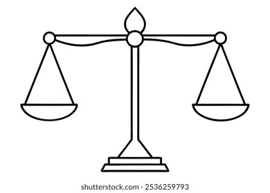 Balance scale line art inspiration for unique logo and branding designs (1)
