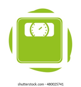 balance scale measure weight vector illustration design