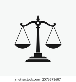 balance scale, perfect for representing justice, law, or fairness.