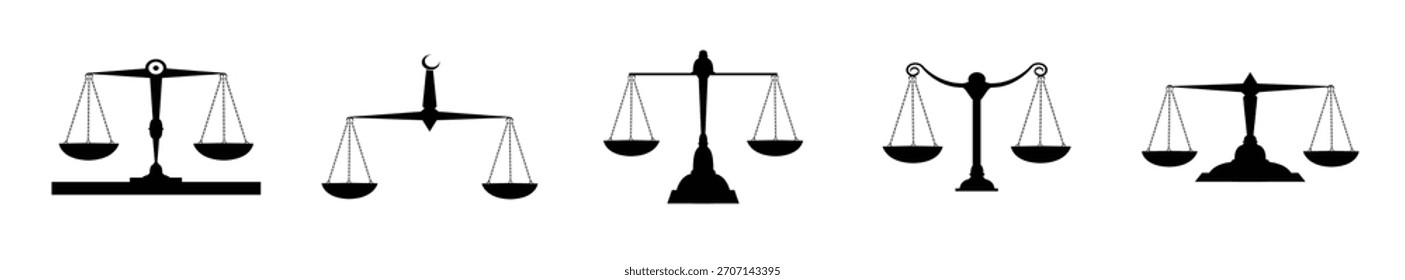 balance scale vector illustration design