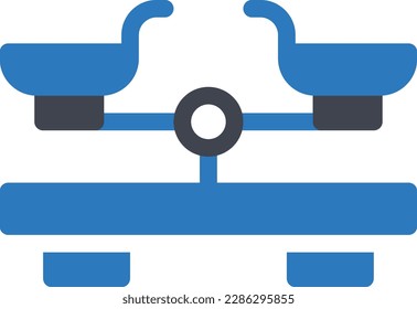 balance scale Vector illustration on a transparent background.Premium quality symbols.Glyphs vector icon for concept and graphic design.