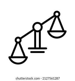 balance or scales icon, for business banner, suitable for web application