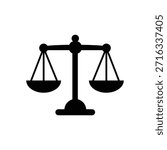 Balance Scales Icons vector design