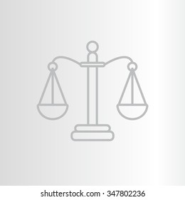 Balance (Scales) line icon