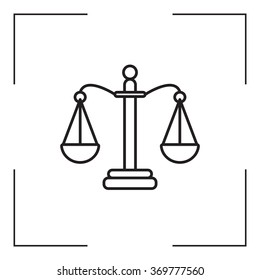 Balance (Scales) line icon