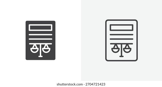 Icono de balance general. colección de línea de trazo editable y estilos planos sólidos.