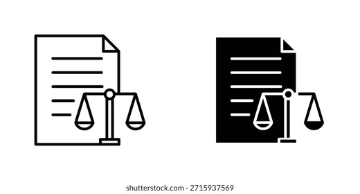 Colección de diseño de ícono de balance. Signo y Vector para diseños de interfaz de usuario