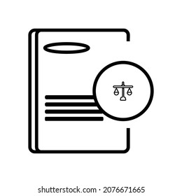 Balance sheet icon. Balance sheet design concept from Balance sheet collection. Simple element vector illustration on white background.