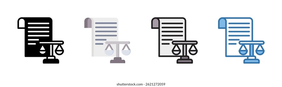 Balance Sheet Icon Element For Design