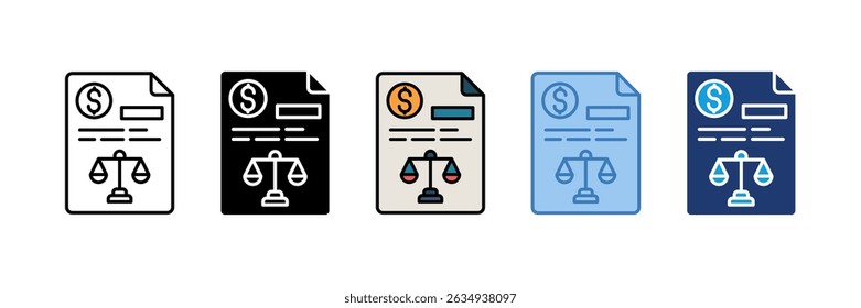 Elemento De Icono De Balance Para Diseño