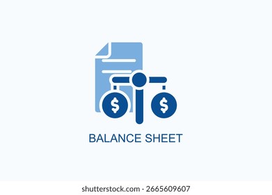 Icono Del Balance O Ilustración vectorial Aislada Del Logotipo
