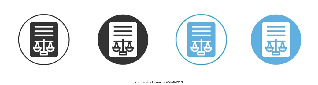Conjunto de diseño de Plantilla de logotipo de icono de balance