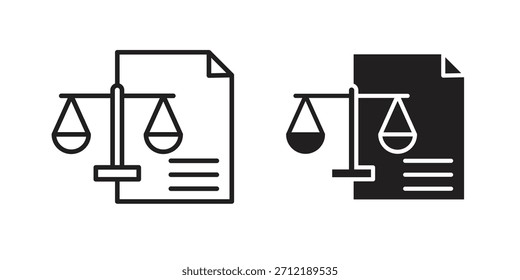 Paquete de iconos del balance general. Elemento de diseño de icono de Vector plano.