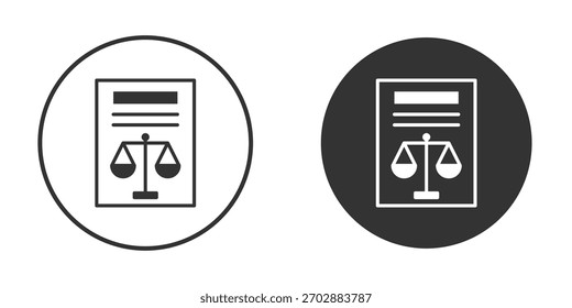 Icono de balance. Perfecto para interfaces de Web y App, presentaciones, infografías