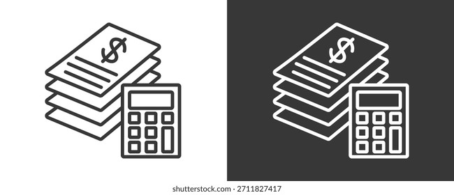 Conjunto De Iconos De Balance Colección De Vector Aislado En Blanco Y Negro