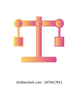 ilustración de diseño de vector de icono de balance